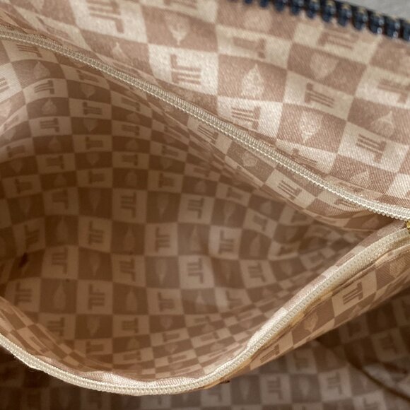 London Fog Caroline Croco Satchel Bag w/ Shoulder Strap Nude Color - Picture 9 of 12